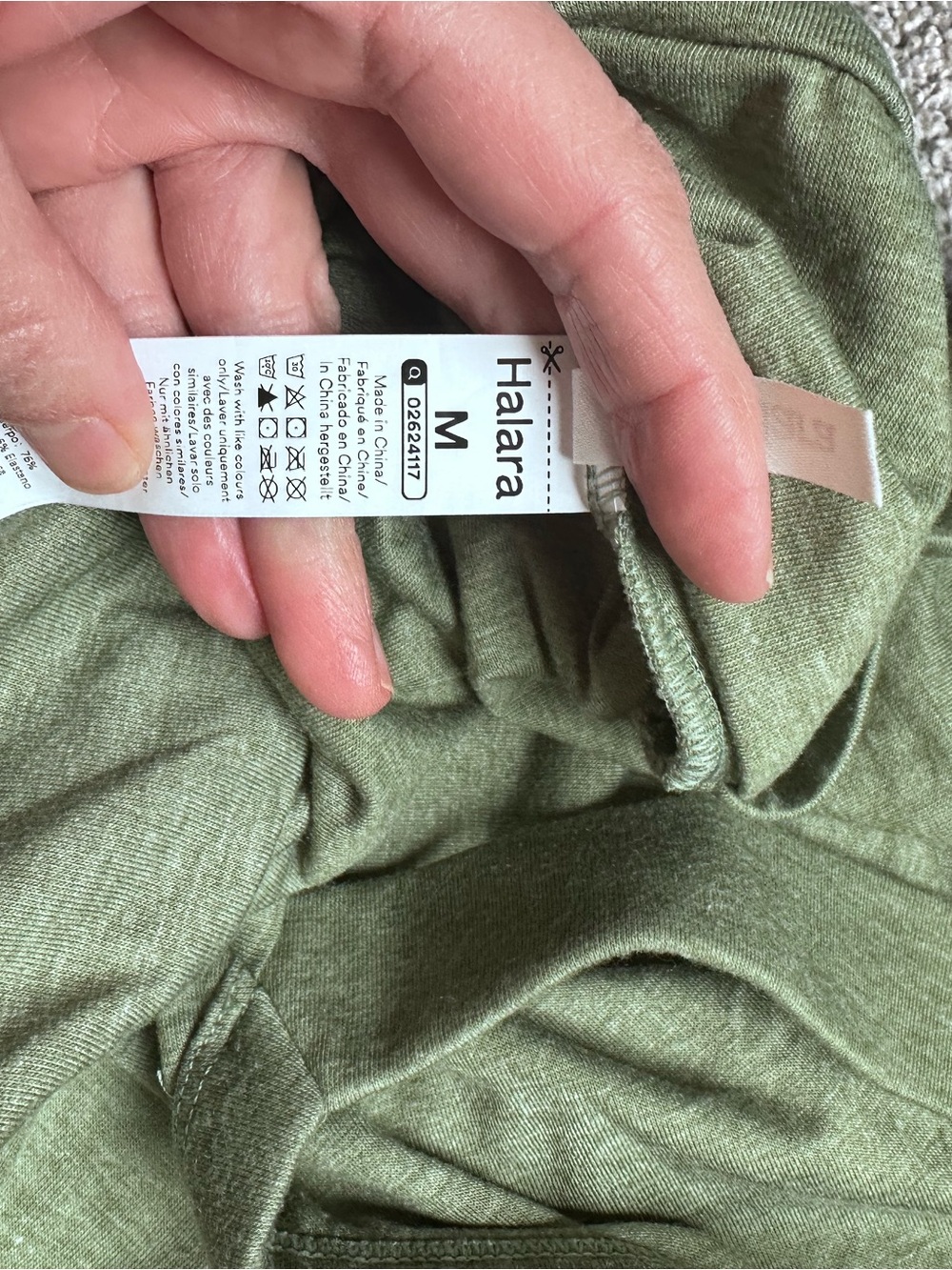 HALARA Olive Green Sleeveless Gathered-Waist Jumpsuit - Picture 10 of 12